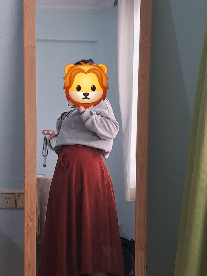 Süet Uzun Kadın Etek - Görsel 4