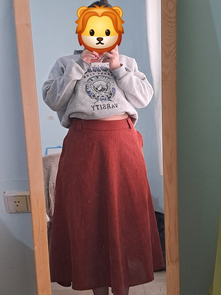 Süet Uzun Kadın Etek - Görsel 5