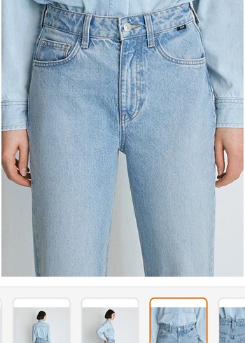 Mavi Victoria Açık Renk Geniş Kesim Jean - Görsel 6