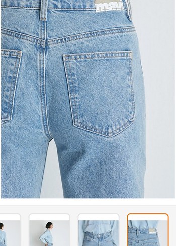 Mavi Victoria Açık Renk Geniş Kesim Jean - Görsel 7