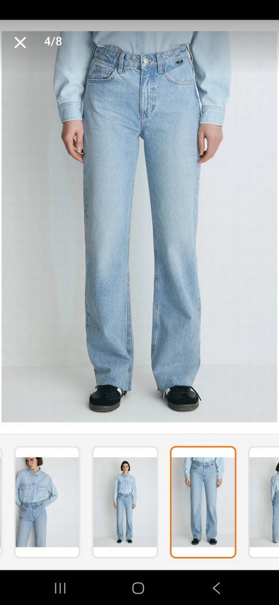 Mavi Victoria Açık Renk Geniş Kesim Jean - Görsel 3