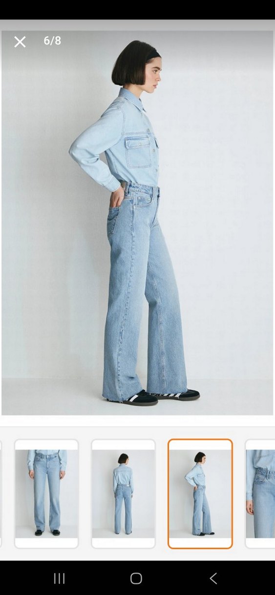 Mavi Victoria Açık Renk Geniş Kesim Jean - Görsel 5