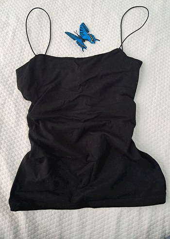 Siyah Askılı Kadın üst - Görsel 2