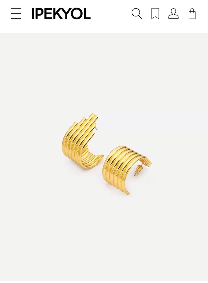 IPEKYOL metal  Küpe - Görsel 2