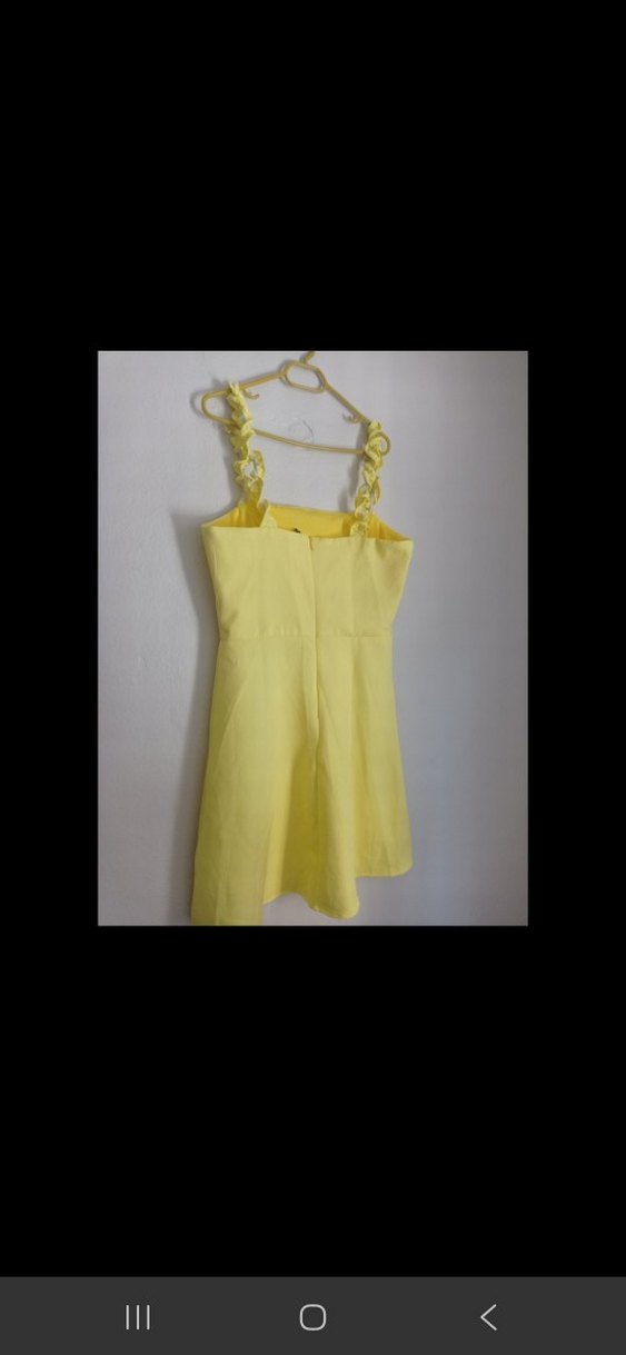 Sarı Askılı Elbise - Görsel 2