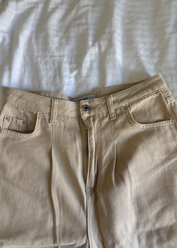 m Beden ten rengi Renk Bej Kadın Jean Pantolon