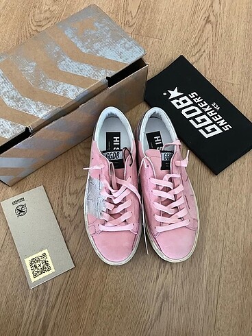 Golden Goose Hi Star Metallic Trim