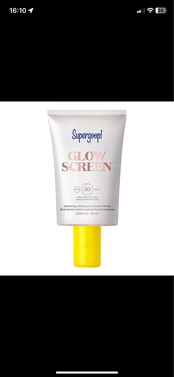 Supergoop Glow Screen Güneş Kremi Spf 30 20 Ml