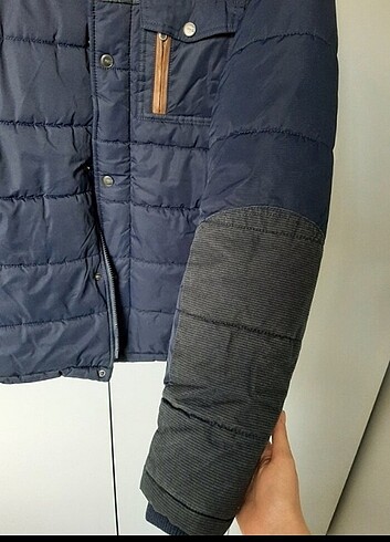m Beden lacivert Renk Şişme mont
