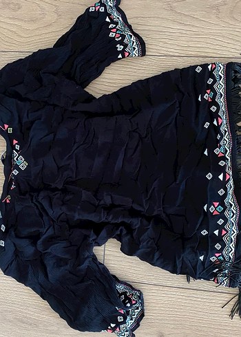 m Beden Önü kopçalı bohem kimono
