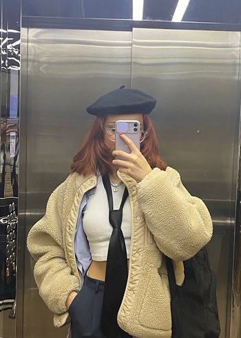 Pull&Bear Peluş Kürk Mont