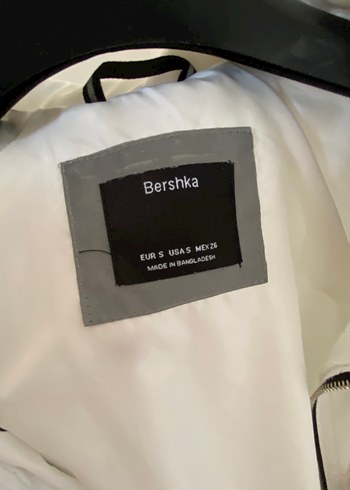 s Beden beyaz Renk Bershka Reflektör Ceket Y2K