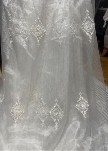 Bohem Nakışlı Beyaz Perde - Görsel 4