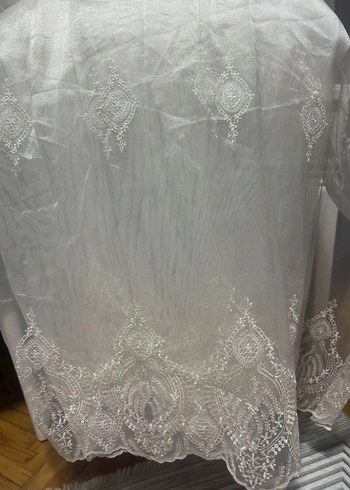 Bohem Nakışlı Beyaz Perde - Görsel 2