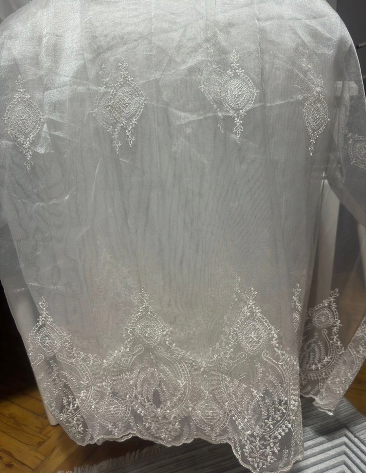 Bohem Nakışlı Beyaz Perde - Görsel 2