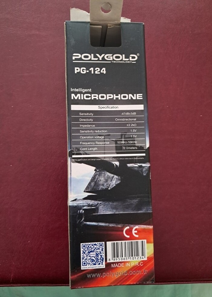Polygold pg124 mikrofon - Görsel 2