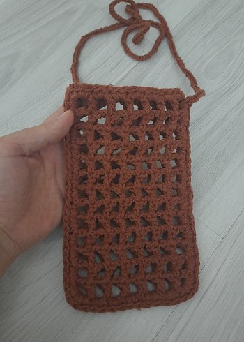 Diğer Diger Örgü Kadın Omuz Çantası Kahverengi