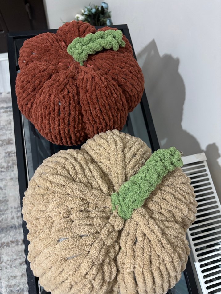 Kabak Şeklinde dekoratıf puf Tekli fiyatıdır - Görsel 3