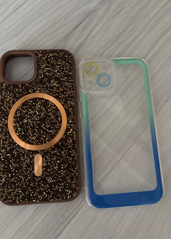 Altın Simli Bohem Telefon Kılıfı - Görsel 2