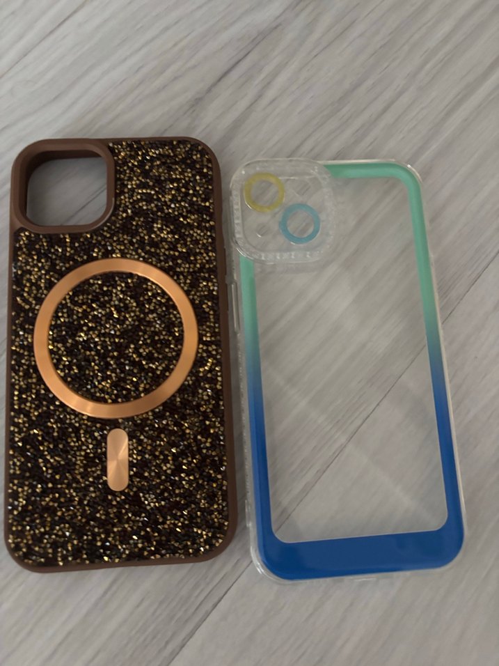 Altın Simli Bohem Telefon Kılıfı - Görsel 2