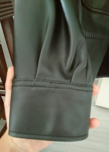 Bershka deri ceket - Görsel 4