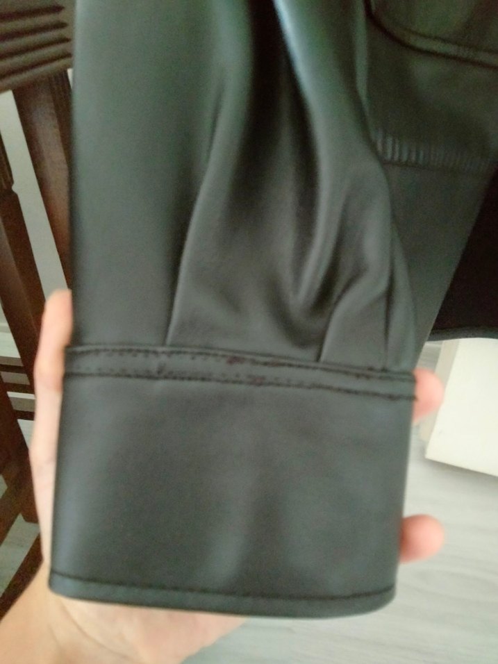 Bershka deri ceket - Görsel 4