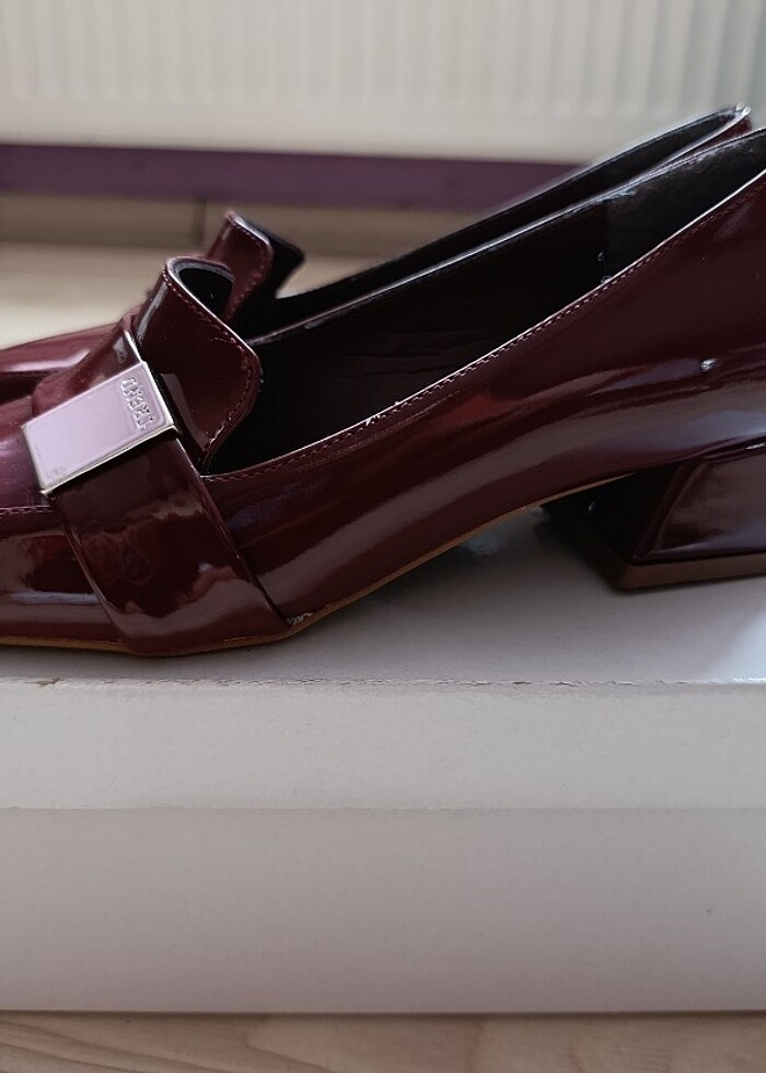 Bordo rugan ayakkabı  - Görsel 4