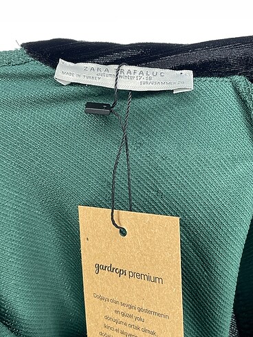 28 Beden yeşil Renk Zara Günlük Elbise %70 İndirimli.