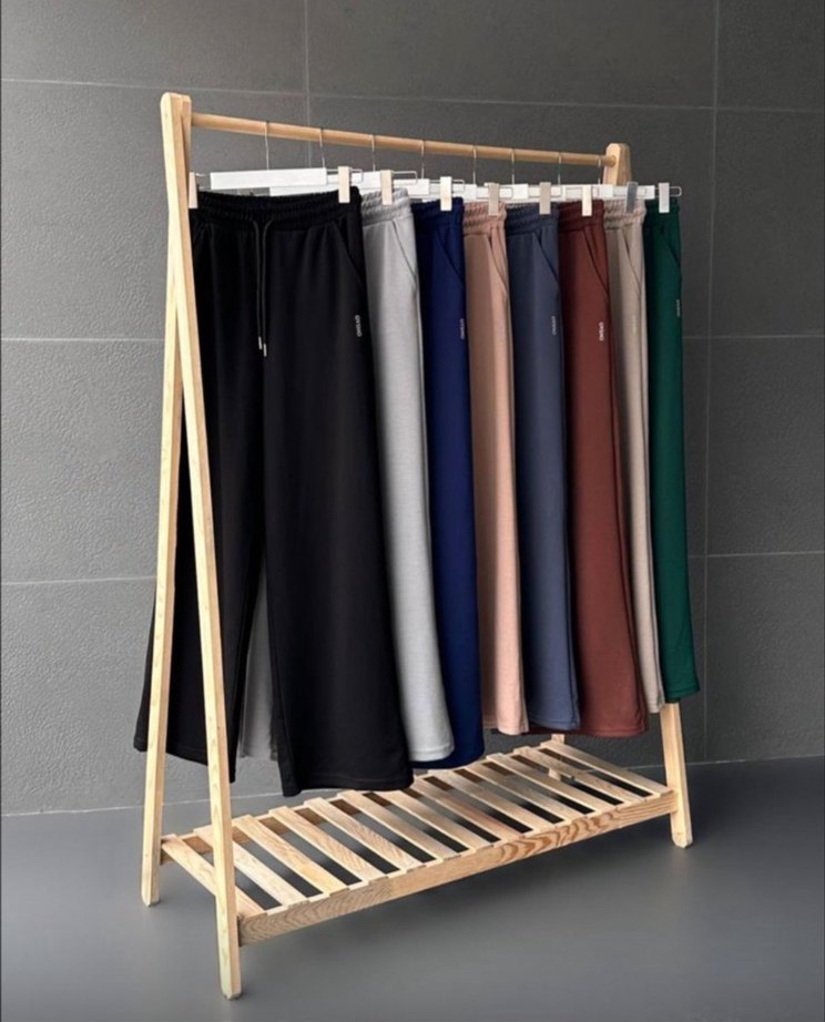 Lacivert Rahat Kesim Kadın Eşofman Altı - Görsel 2