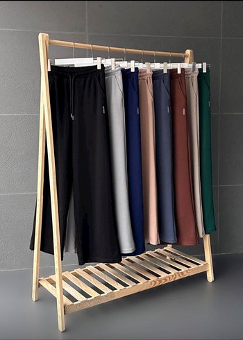 Kadın Antrasit Mini Pamuklu Rahat Sweatpant - Görsel 2