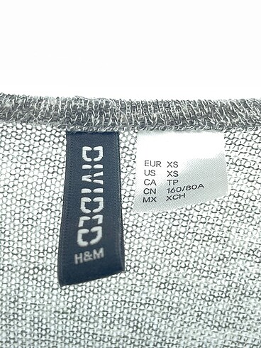 xs Beden gri Renk H&M Hırka %70 İndirimli.