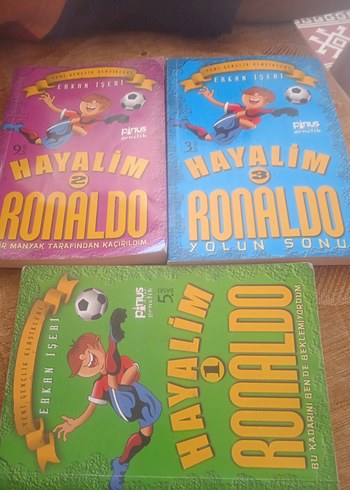 Hayalim Ronaldo 1, 2, 3 Çocuk Kitap Seti