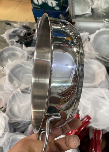 vosa Parlak üçlü tava seti18 cm 20 cm22cm - Görsel 3