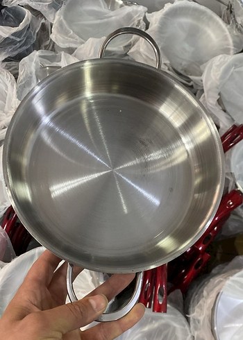 vosa Parlak üçlü tava seti18 cm 20 cm22cm - Görsel 4