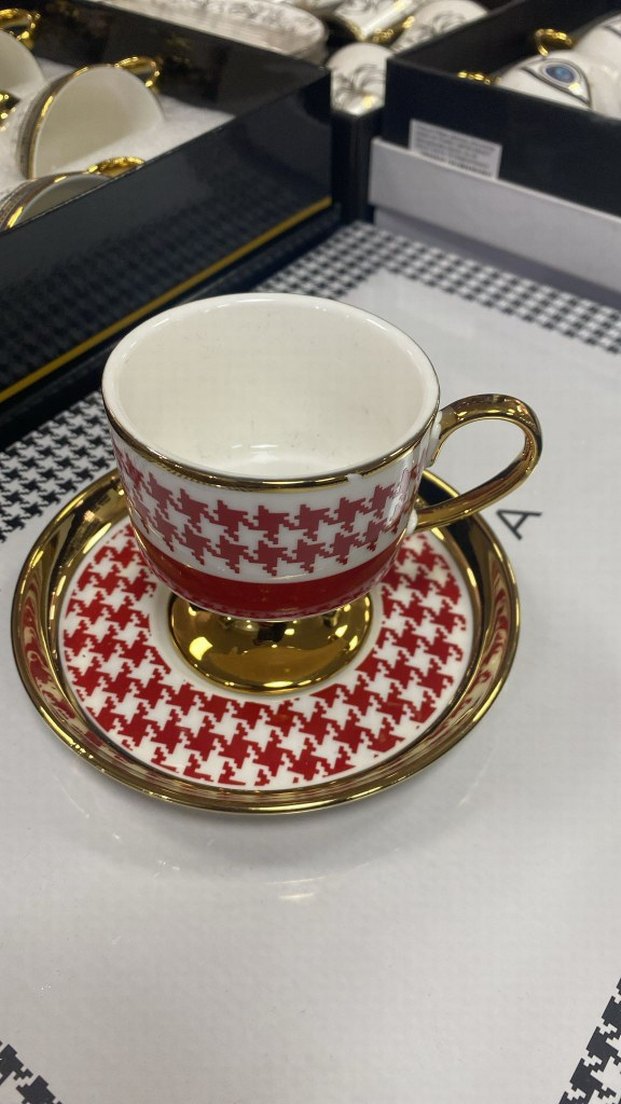 Kosova marka altılı kahve fincan takımı - Görsel 2