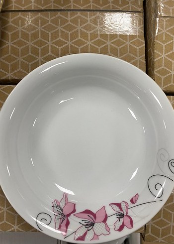 çukur tabak Kütahya porselen 12'li - Görsel 3