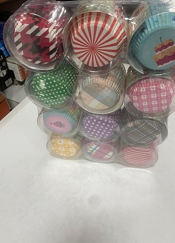 Cupcake 1200 adet bir pakette paketi 12'li