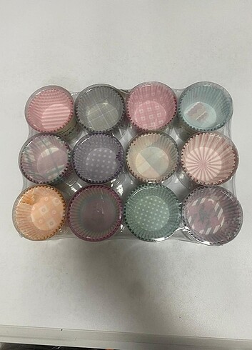 Beden Cupcake 1200 adet bir pakette paketi 12'li