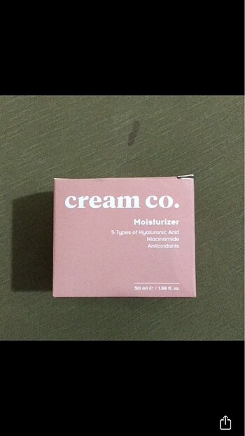 Cream Co Nemlendirici