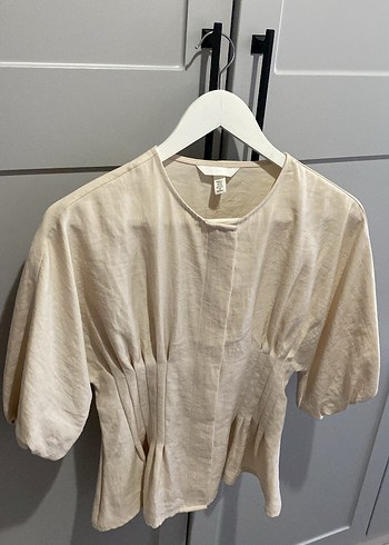 H&M Belden Oturan Bluz