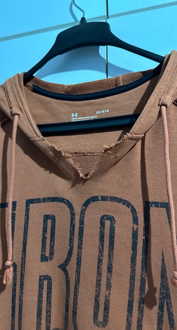 UNDER ARMOUR Project Rock "Iron Paradise" Hoodie - L Beden - Görsel 3