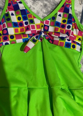 Renkli Pop Art Desenli çocuk Mini Mayo - Görsel 2