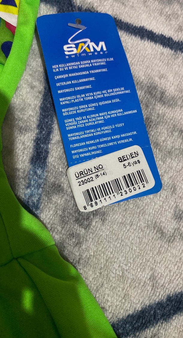 Renkli Pop Art Desenli çocuk Mini Mayo - Görsel 3