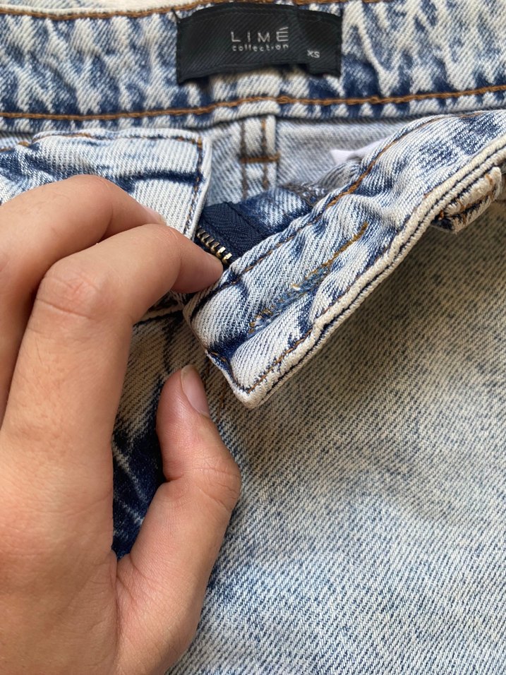 Gri Batik Desenli Uzun Kot Etek - Görsel 3