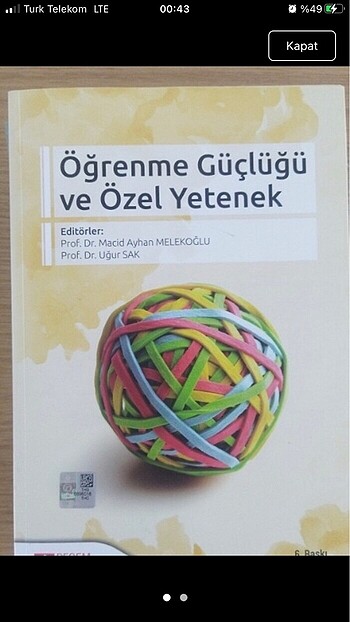 Özel öğrenme güçlüğü ve özel yetenek