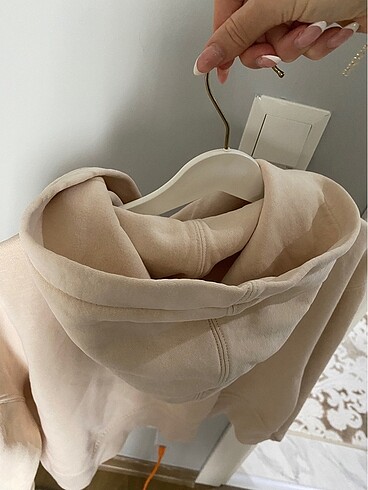Zara kapüşonlu Sweatshirt - Görsel 6