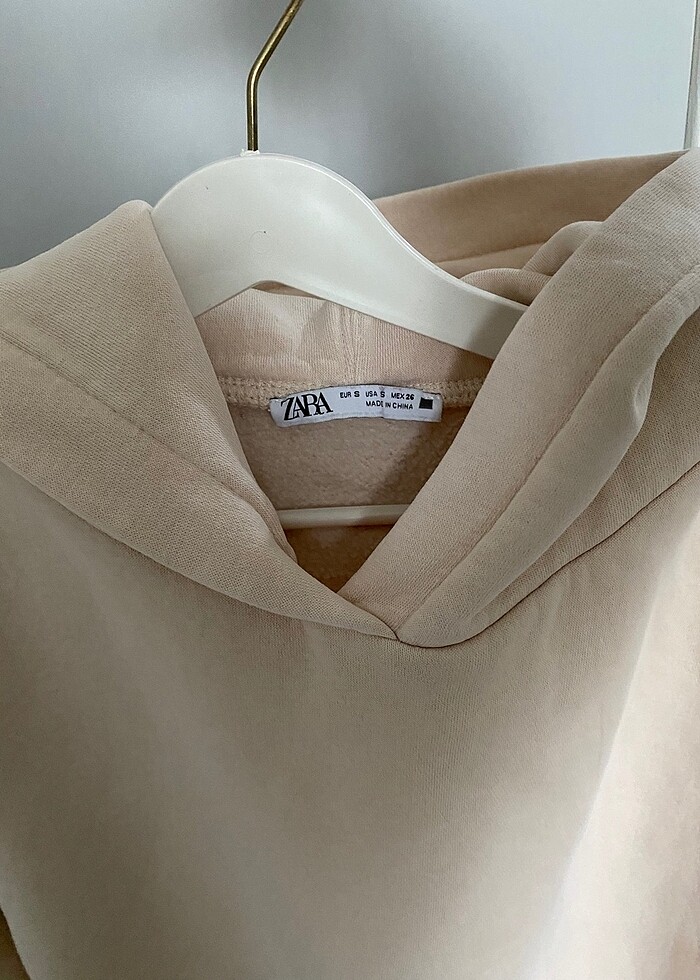 Zara kapüşonlu Sweatshirt - Görsel 2