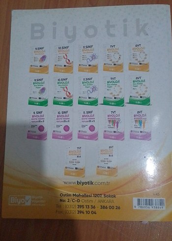TYT Biyoloji Soru Bankası