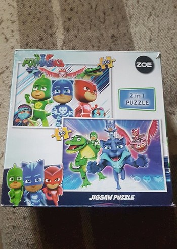 Çiftli 2'si 1 Arada Çocuk Puzzle