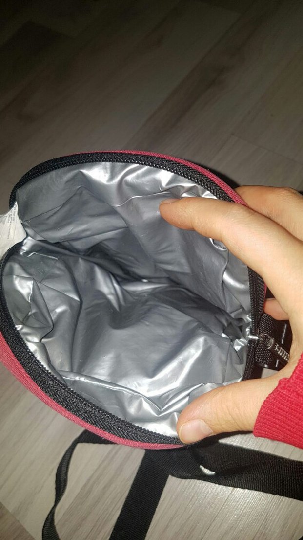 Kırmızı bebek biberon Çantası AVENT Logo - Görsel 2